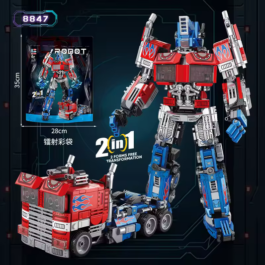 Jookids 2-in-1 Transforming Robot Car Toy – 805 Pcs