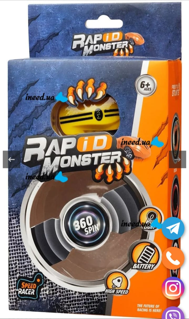 High speed mini stunt car with 360 degree rotation in blue


