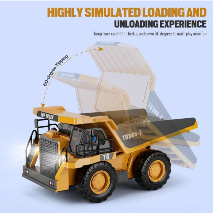 "Jookids Electric Dump Truck Toy for Kids – STEM Construction Toy"

