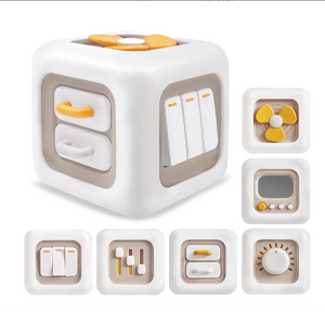 Interactive Learning Activity Cube - 6-in-1 Educational Toy for Toddlers
