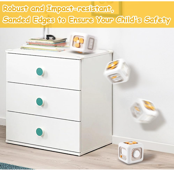 Interactive Learning Activity Cube - 6-in-1 Educational Toy for Toddlers