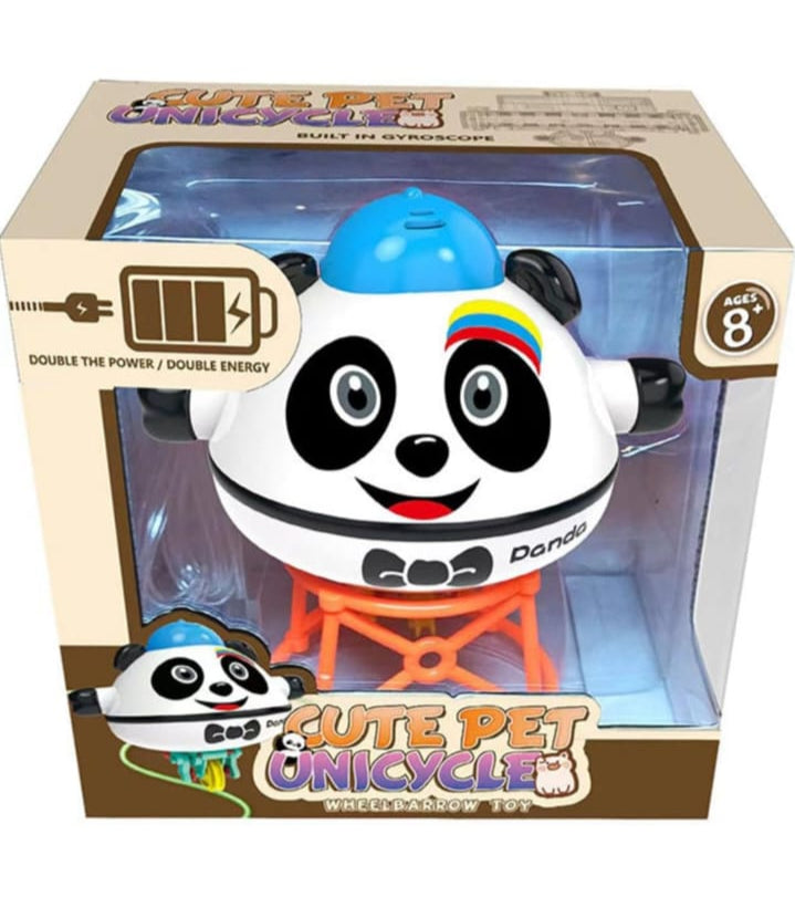 "Panda animal balance robot walking on string toy for kids"

