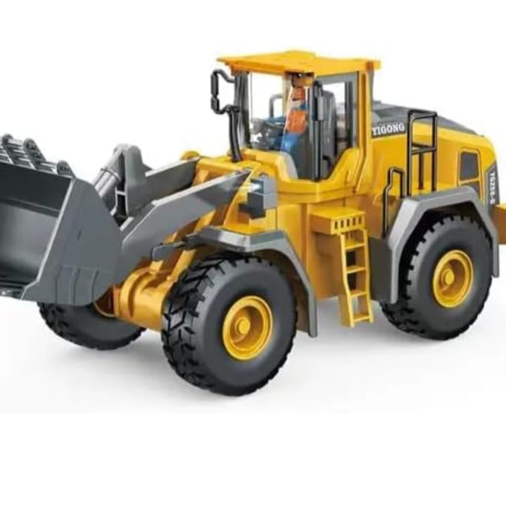 Durable toy excavator for outdoor play and building fun

