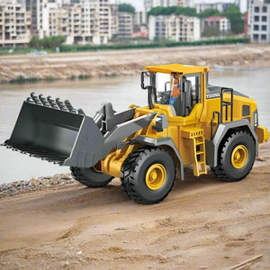 Realistic remote control digging truck toy