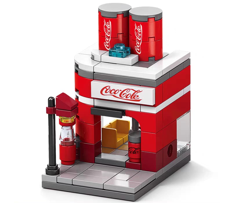 JooKids Coca-Cola Mini Building Block Set – DIY Micro Building Toy for Kids